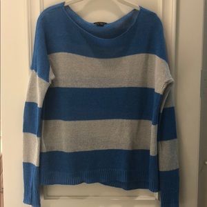 Theory striped knitted sweater